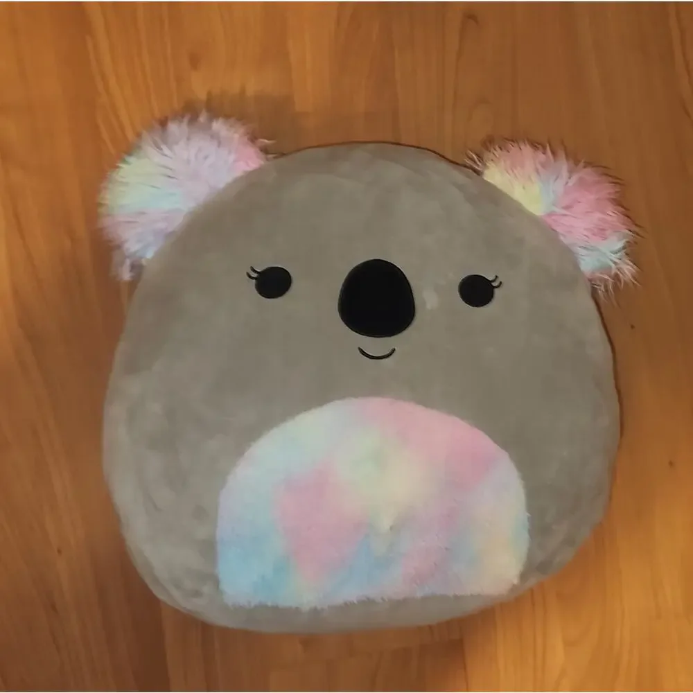 Squishmallow Rainbow Koala 20in GUC